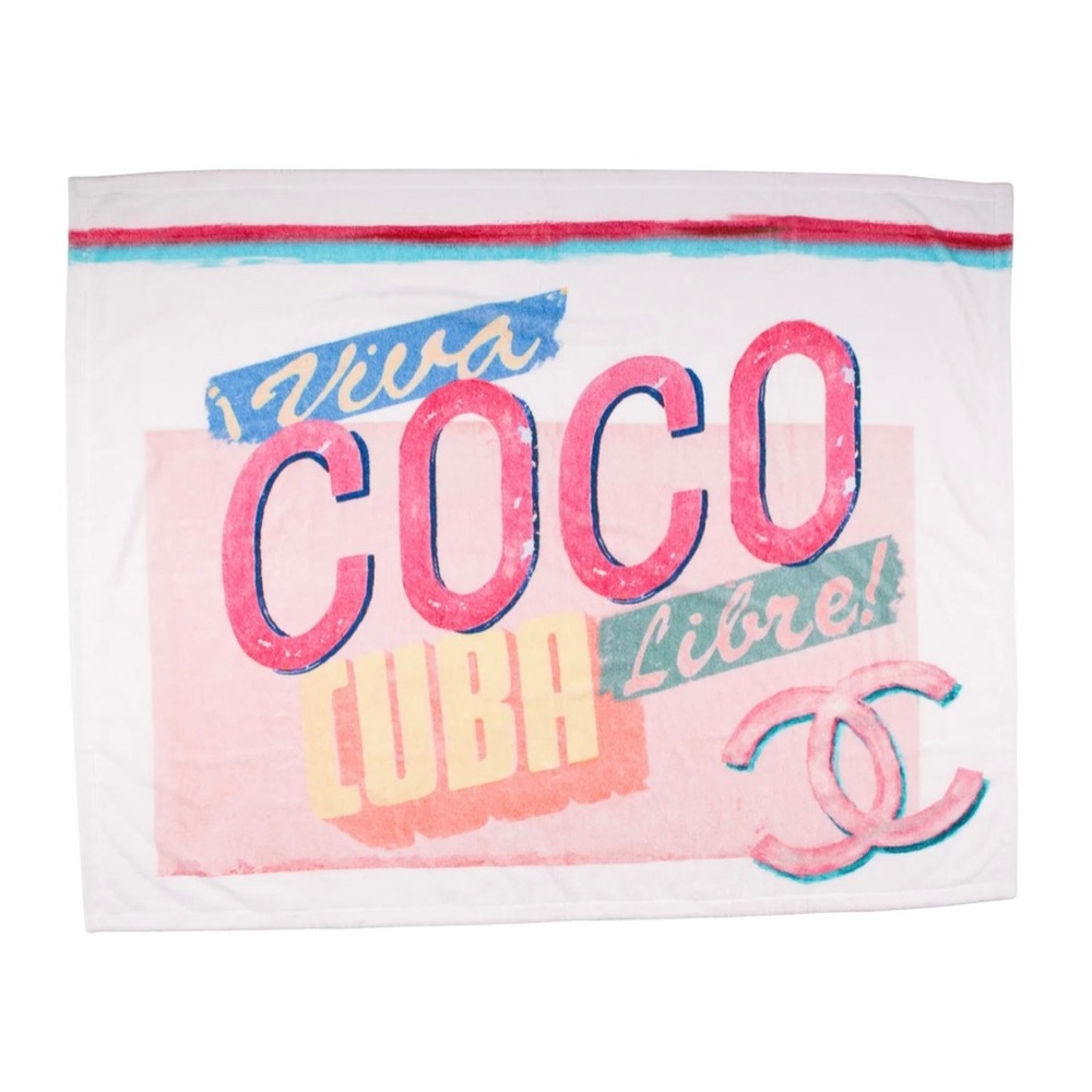 CHANEL Coco Cuba Beach Towel